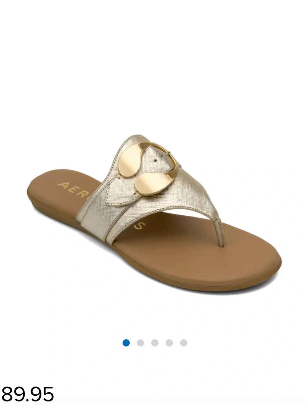 Aerosoles Glam gold sandal